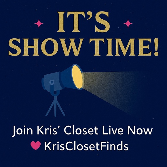 ✨ It’s Show Time! ✨ Join Kris’ Closet Live for curated glam you’ll love! - Picture 1 of 1